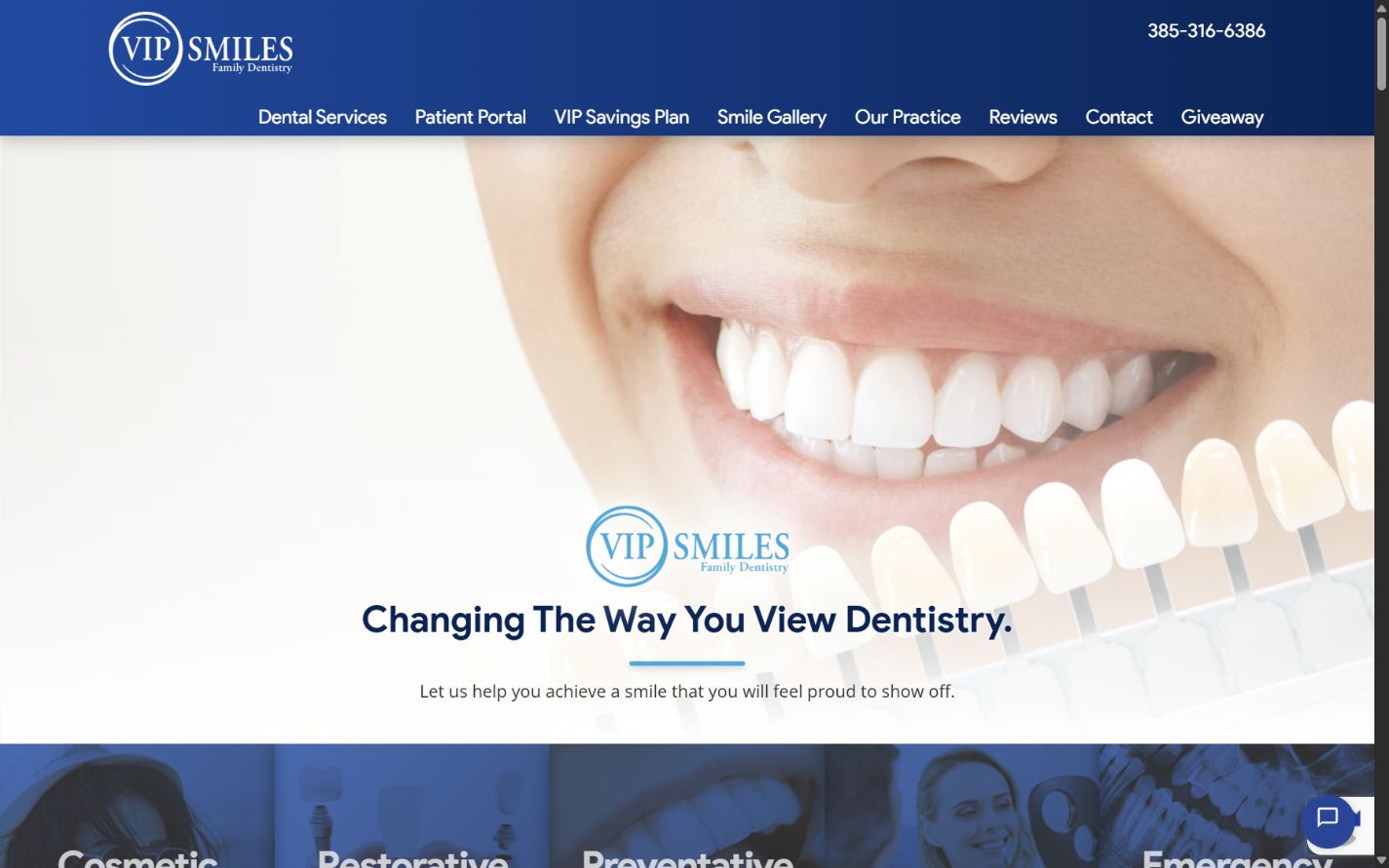 Desktop homepage — The existing branding, header, navigation, and rotating hero after overlays were dismissed.